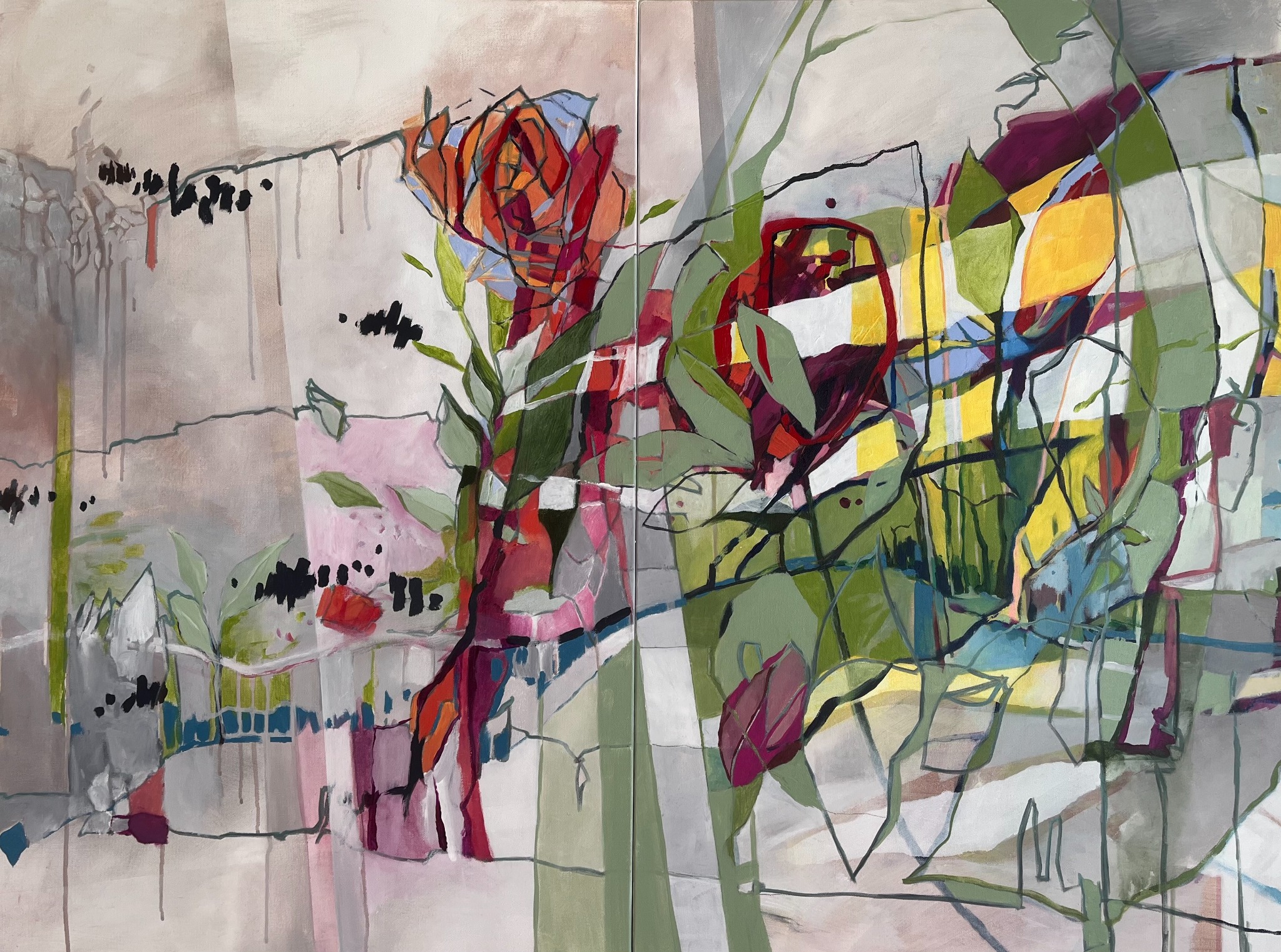 Bloom, painting by Miriam Lilje for Planned Obsolescence