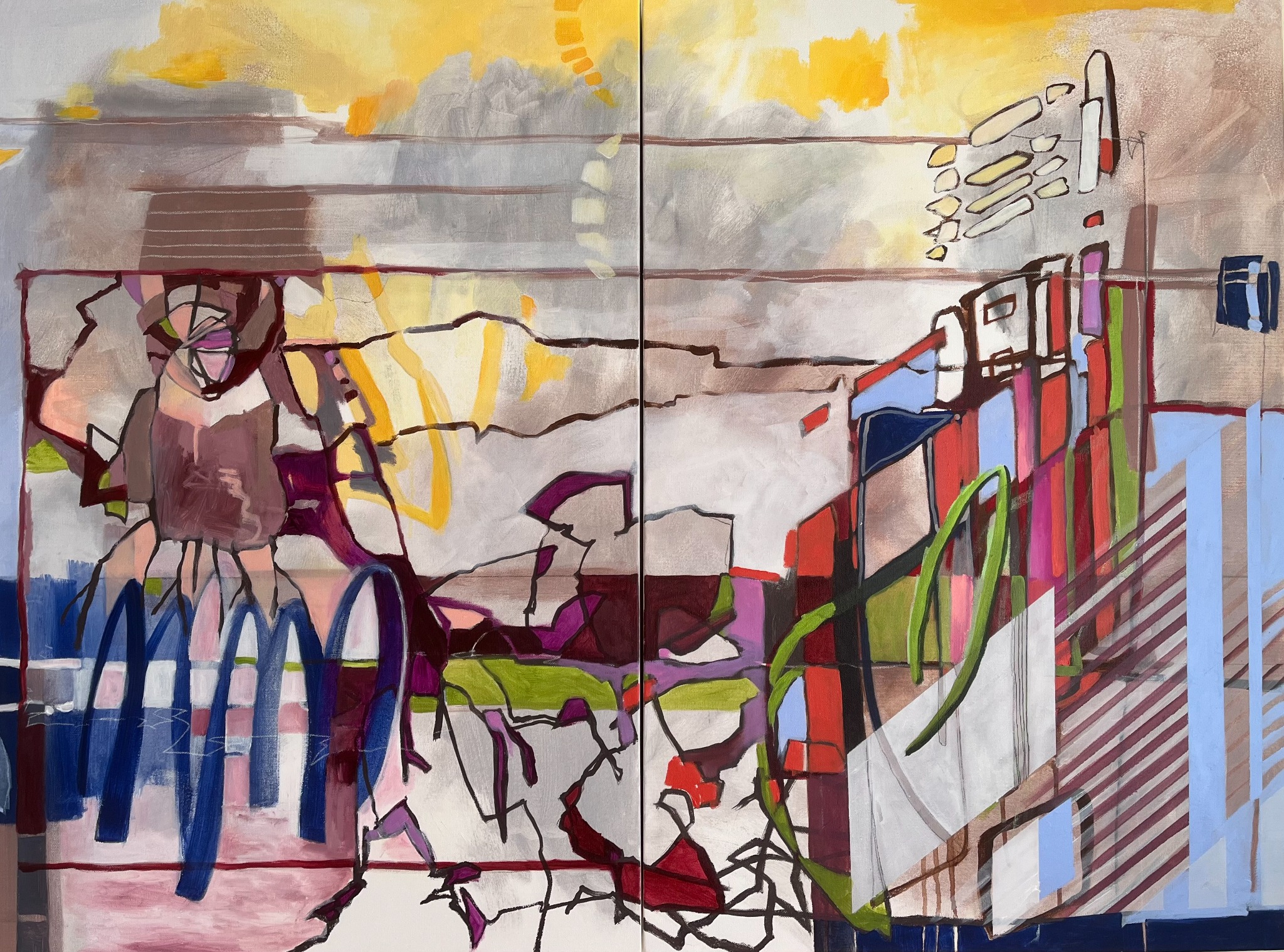Root, painting by Miriam Lilje for Planned Obsolescence
