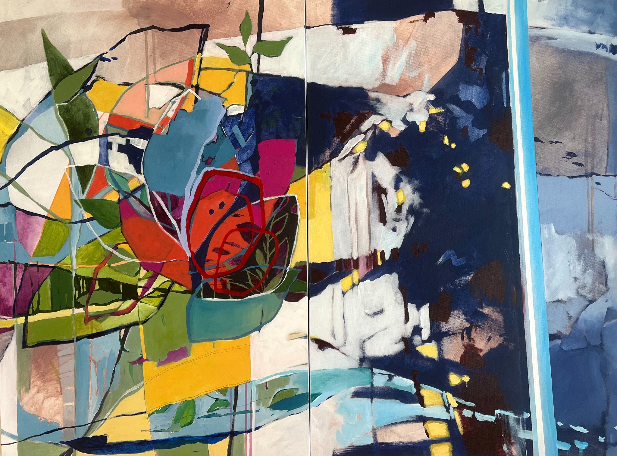 Painting by Miriam Lilje for the second movement of Planned Obsolescence